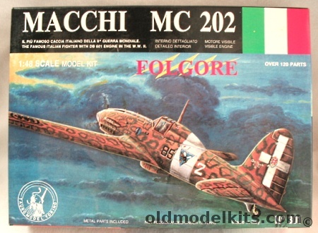 Tauro Model 1/48 Macchi MC-202 Folgore, 301 plastic model kit